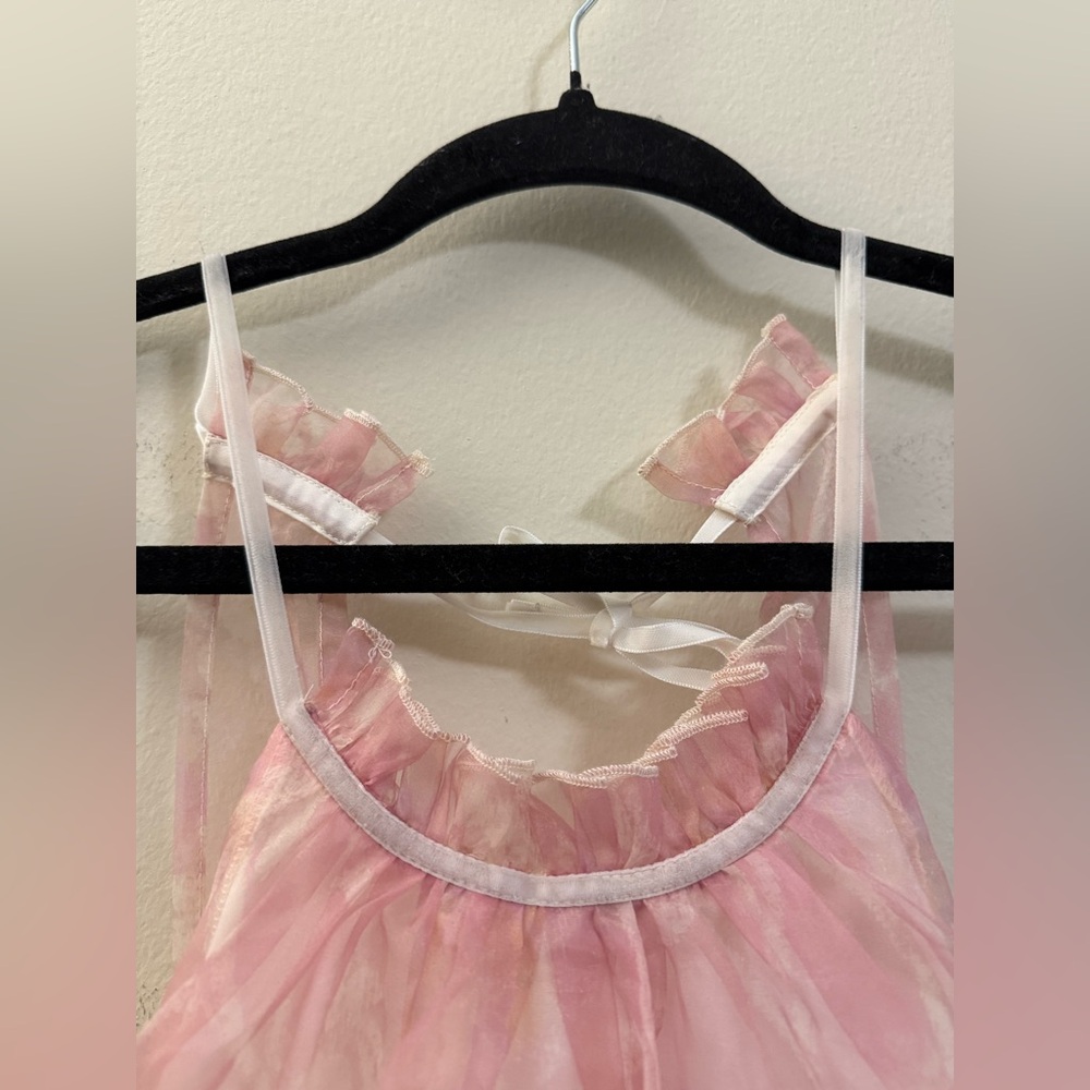 Free People Sweet Serenade Floral Open Back Mini Dress in Bubblegum Pink - S - Picture 5 of 16